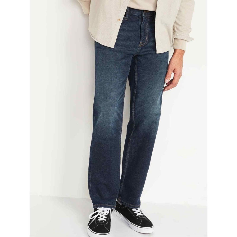NWT Old Navy Men’s Loose Jeans Dark Wash Size 38